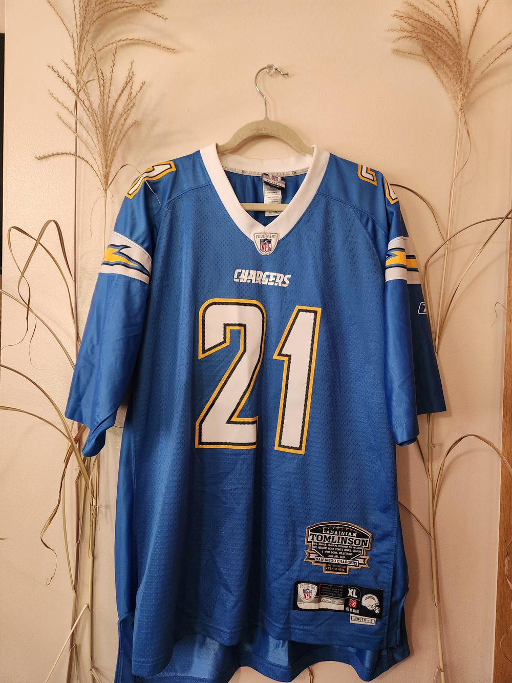 Limited EDITION#2757 Ladainian TOMLINSON Jersey Xl
